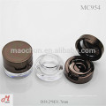 MC954 Conteneur à oeil rond en gel en plastique, gélifiant, pot cosmétique